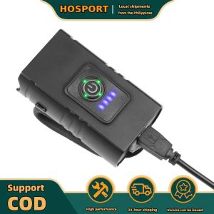 【HOSPORT】 LED Front Bicycle Headlight USB Rechargeable 800LM 6 Modes IP44 Bike Light