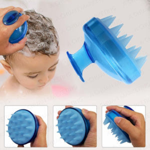 Heim Multifunctional Silicone Shampoo Brush Head Body Scalp Massage Brush Comb Hair Washing Comb Shower Brush Bath Spa Massage Brush WD-0229
