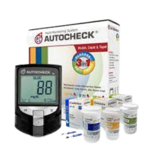 AutoCheck 3 In 1 Alat Cek Gula Darah