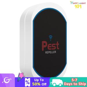 【New Arrival】Ultrasonic Pest Repeller Electronic Pest Repeller No Noise Plug-in Insect Repeller Multifunctional for Cockroach Spiders