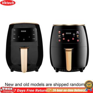 【Ready】【Vktech】 6L Air Fryer Automatic Touch Screen Oven Electric Oilless Cooker for Household