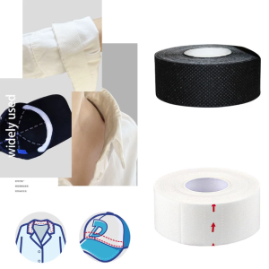 8M Invisible Non-Woven Shirt Collar Sweat Pad Tape Self-Adhesive Disposable Hat Liner Absorbent Sticker for Women Men