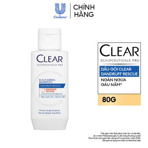 Dầu Gội Clear Scalpceuticals Pro 80g – Trị Gàu Nấm / Kiềm Dầu Nhờn Da Đầu Chính Hãng