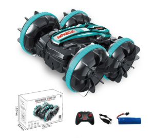 Mainan Remote Control Mobil Amphibi AMPHIBIOUS Stunt Car