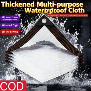 Rain Proof Cloth Dust-Proof Thickened Transparent Rainproof Cover Garden Rainproof Outdoor Plant Cloth Awning Plastic