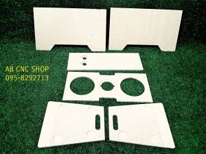 ตู้ลำโพงทรงแขวน6.5นิ้ว2X1ดอกแหลมทวิตเตอร์4นิ้วไม้MDF9mm.