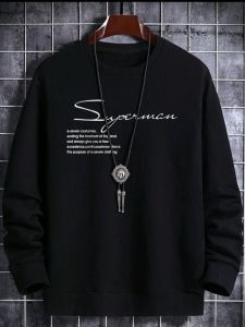 Promo Sweater Keren Kaos Pria Distro Superman Crewneck Cowo Trendy Sweatshirt Elegan Sweter Kekinian