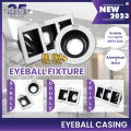 LED Eyeball Casing / Fitting GU10 MR16 Spotlight Downlight LED Casing Single Double Triple Head LED Casing Fixture. 
