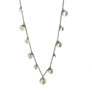 Thanh lịch Waterdrop Mặt dây chuyền thủy tinh vòng cổ titaniums Dây chuyền xích bằng thép thiết kế đơn giản xách tay cho xếp chồng quà tặng dịp