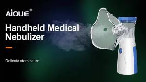 AIQUE Portable mesh  silent handheld mini inhaler ultrasonic automatic  suitable for s and children （3 Years Warranty）