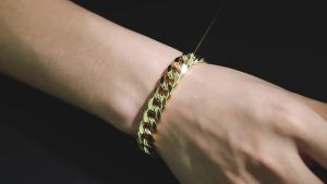 New cross-border product hot-selling in Europe and America micro-inlaid zircon hip-hop bracelet 10mm Mens Jewelry Clasp Miami Cuban Chain