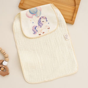 Baby Muslin Cotton Sweat Absorbent Towel for Baby Back Wipes Cloth Cotton Sweat Towel for Baby Cotton Towels for Baby Bath Towel