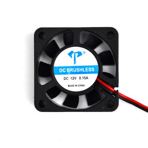 DIPPRUN DC4010 40mm Quiet Cooling Fan Silent Variable Speed Control by 5V to 12V Input Two-line Oil-impregnated Bearing for PC Computer Case