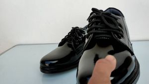 MANDIENS Sepatu Pdh Kilap Formal Pria Pantofel Kulit PU Kilap - Sepatu Kerja Dinas Pdh TNI Polri Pdh 01 Pdh 04