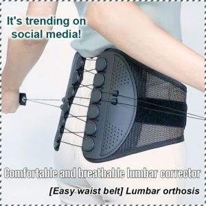 tali pinggang sokongan tidak mudah berubah bentuk pelaras lumbar material ringan dan bernafas