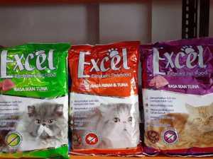 PAKAN KUCING EXCEL ALL VARIAN MAKANAN KUCING TERLARIS MERK EXCEL