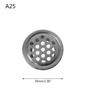Stainless Steel Air Vent Hole Ventilation Louver Round Shaped Venting Mesh Holes