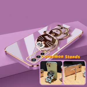Casing Ponsel untuk vivo Y20 Y20s Y20i Y20S G Y12A Y12s Y20T Y20S M Y20S D Y11s Y30G Case silikon pelapis casing ponsel pola HP Doraemon berkilau penutup softcase pelindung anti kesing guncangan pembungkus penuh Phone Stands