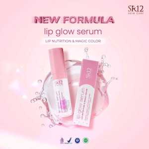 Lip Glow Serum SR12  Netto 2gr - Bibir Glowing / Membantu Melembabkan Bibir Kering Dan Pecah - Pecah - Pelembab & Pemerah Bibir Alami /  Pemerah Bibir Hitam / Lip Care Sr12