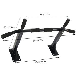 OneTwoFit Pull Up Wall Mounted Pull Up Bar Maximum Bearing of 200KG for Home
