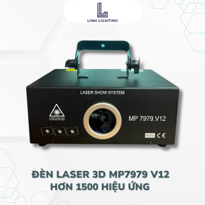 Đèn Laser Phòng Bay MP 7979 V12 Chiếu Hình 3D Với Hơn 2000 Hiệu Ứng |Top 1 Đèn Bay Phòng Vũ Trường Karaoke