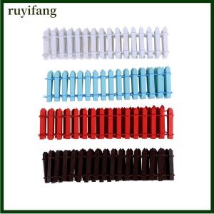 ruyifang 100x5cm thu nhỏ cổ tích vườn gỗ hàng rào nhà búp bê Phụ kiện tự làm trang trí