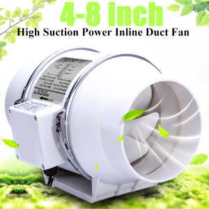 8 Inch Portable Exhaust Fan Dinding Kamar Multi Fungsi Fan Blower Ipas Cookerhood Dapur Penghisap Asap Exhaust Industrial Penyedot Kipas Angin Hisap Udara Kipas Saluran Sebaris Blower Ventilasi Ekstraktor Kipas Kipas Penguat Booster Fan Udara Rumah