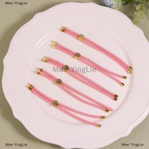 [COD] Man YingLie 5Pcs Nylon Twisted Cord Bracelet Ropes Adjustable Braided Cord For DIY Bracelet Jewelry Making