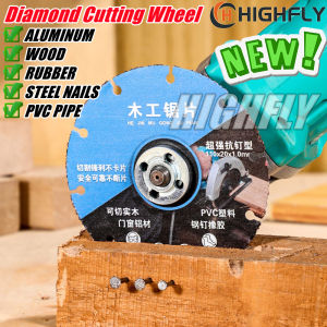 110MM Diamond Cutting Wheel Disc For Cutter Aluminum Wood Rubber Steel Nails Pvc Pipe Can Cut Steel Nails
