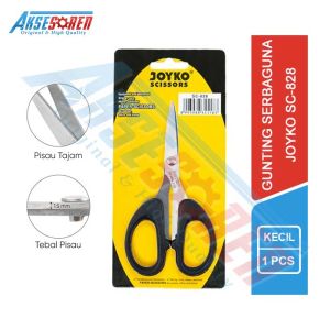 Gunting Kecil SC-828 Joyko Scissors / Gunting Kain Super Tajam / Gunting Rambut Salon / Gunting Rambut Stainless Steel / Gunting Kecil Mini Tajam / Alat Pemotong Kertas / Gunting Kertas / Gunting Jahit Kain / Gunting Potong Rambut / Alat Potong Kertas
