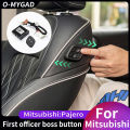 Passenger side wireless button power seat switch for Mitsubishi Pajero interior upgraded accessories 2022 2021 2020 2019 2018. 