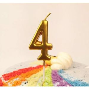 1PCS Smokeless Small Number Candle Birthday Anniversary Party Cake Decoration for 0-9