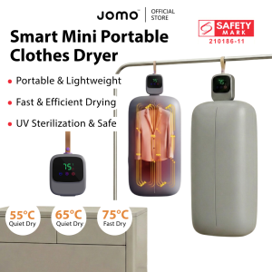 ✅SG Ready Stocks✅✅2026 NEW✅ JOMO Mini Portable Clothes Dryer Foldable Travel Dormitory Household UV Sterilization Fast Drying
