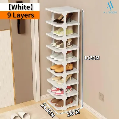 [SG Stock]Plastic Shoe Rack Plastic Shoe Storage Cabinet DIY Shoe Storage Cabinet Multi-layer Shoes Rack