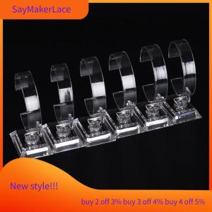 READY STOCK✨ 2pcs Clear Acrylic Detachable Bracelet Jewelry Watch Display Holder Stand Rack