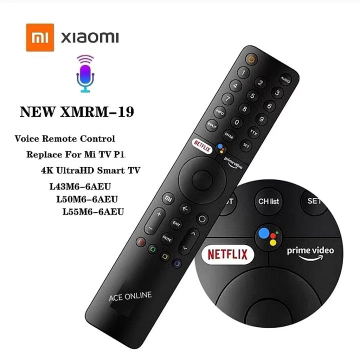 Xiaomi Mi TV P1 Series Android TV Remote Control XMRM-19 Suitable For ...