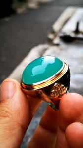 Batu Akik Bacan Palamea Kualitas Super Super Mewah HQ Harga Termurah Promo Cincin Jade Bentuk Oval Perhiasan Wanita Material Jade Cincin Ukuran 7 8 9 10 Cincin Mewah Warna Bluish Green - Lazada