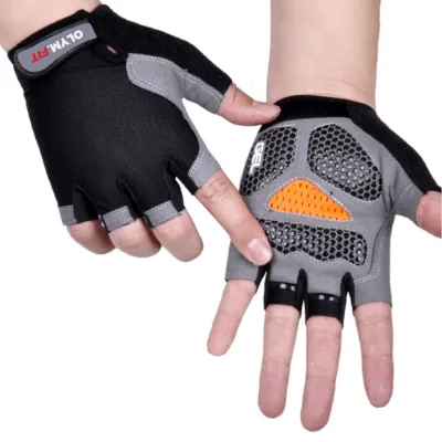 Gym Gloves Fitness Gloves Cycling Bicycle Gloves Bike Anti Slip Breathable Glove Half Finger Men Women Sport Gloves