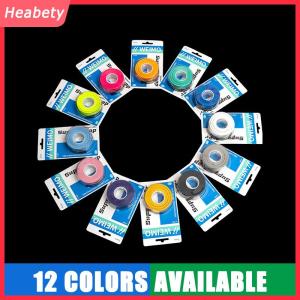 Heabety 3 cái gói Cầu Lông Tay Cao Su Bọc Xung Quanh Xử Lý Với Chống-Trượt Sweatband Grip Xử Lý Da Cầu Lông Tay Cao Su