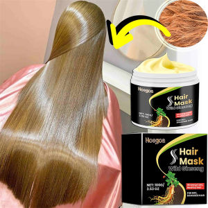 new Hair Mask Wild Ginseng Care Healthy for Dry Damaged Magical Keratin Smooth Frizzy Deep Repair Nourish Moisturizing Product 100g hot