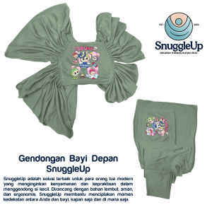 Kiddie.Haven Gendongan Instan Bayi Depan M Shape Motif LABUBU Mangkok Baby wrap 3in1 Geos Praktis