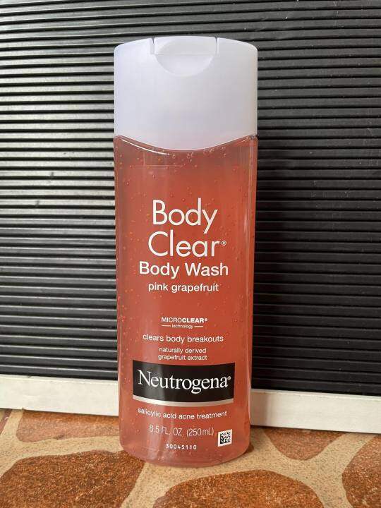 Neutrogena Body Clear Body Wash Pink Grapefruit with Salicylic Acid ...