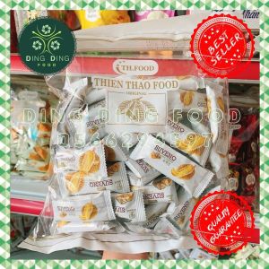 Bánh Xốp Giòn Sữa Chua Vị Sầu Riêng 500g (Khoảng 50 Cái) SUVENO Thiên Thảo - DING DING FOOD