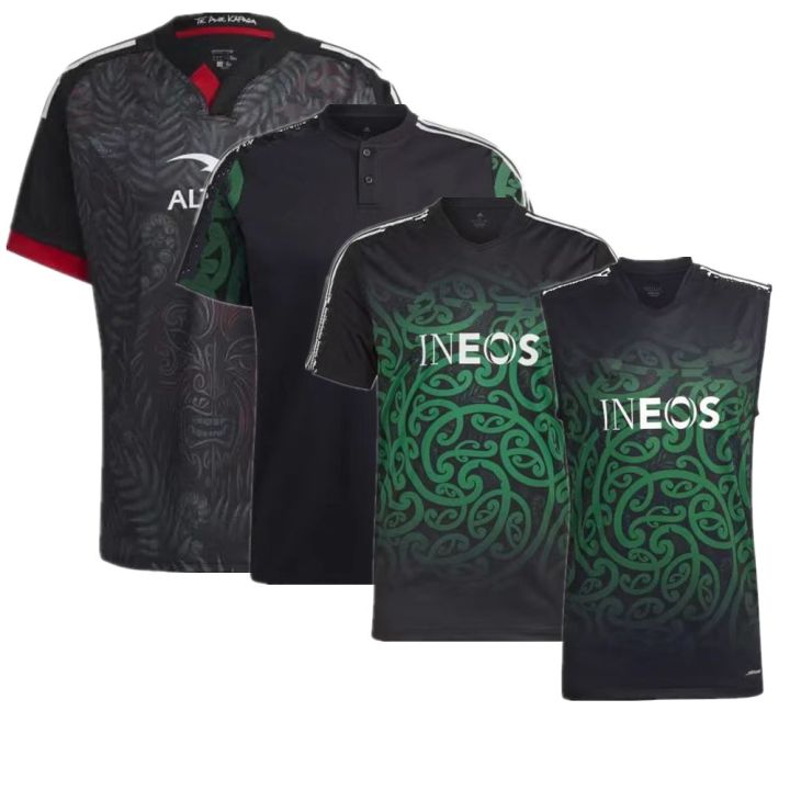 Maillot rugby XV MASSEY HIGH NEW ZEALAND porté n°2 shirt LENCO