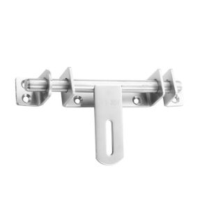 CHXONQ Heavy Duty Door Bolts Catch Lock 304 Stainless Anti-theft Door Lock Buckle Easy To Use 6/8 Inch Door Buckle Hasp Furniture Hardware