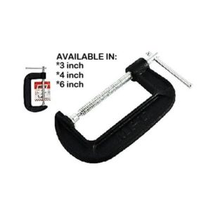 BUILDMATE MPT G Clamp 3 | 4 | 6 inch adjustable clamping for woodworking and metalworking