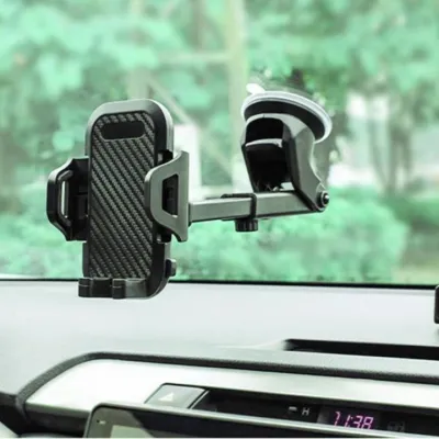 Car Phone Holder Hands free Cell Phone Mount for Car Dashboard Windshield with Strong Suction