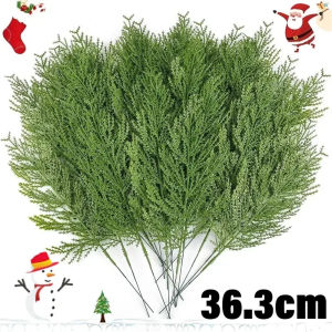 Artificial Pine Branches Fake Plants Leaves Xmas Tree Green Pine Branch Garland New Year Christmas Party Home Decoration Gifts