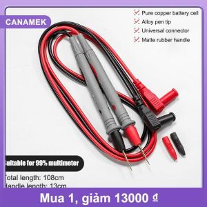 【CANAMEK】 Chất Lượng Cao Phổ Multimeter Kiểm Tra Dẫn Đầu Dò Cáp Dây Kiểm Tra Chì Dây Đầu Dò Dây Bút Kỹ Thuật Số Multimeter Thăm Dò Kiểm Tra Dẫn