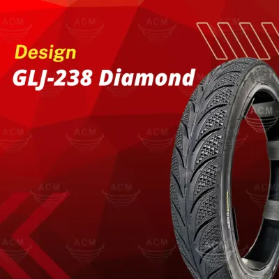 GENGLEJEN Tayar Tubeless Bunga diamond 80/90-17 /70/90-17 Tyres Tyre Tires Tire Maxxis Motor Moto TT100 TT900 GENG LEJEN